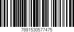 Código de barras (EAN, GTIN, SKU, ISBN): '7891530577475'