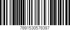 Código de barras (EAN, GTIN, SKU, ISBN): '7891530578397'