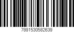 Código de barras (EAN, GTIN, SKU, ISBN): '7891530582639'