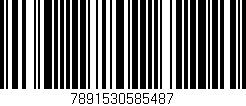 Código de barras (EAN, GTIN, SKU, ISBN): '7891530585487'