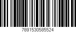 Código de barras (EAN, GTIN, SKU, ISBN): '7891530585524'