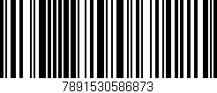 Código de barras (EAN, GTIN, SKU, ISBN): '7891530586873'