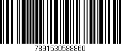 Código de barras (EAN, GTIN, SKU, ISBN): '7891530588860'