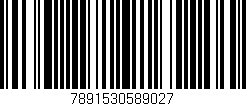 Código de barras (EAN, GTIN, SKU, ISBN): '7891530589027'