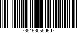 Código de barras (EAN, GTIN, SKU, ISBN): '7891530590597'