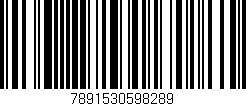 Código de barras (EAN, GTIN, SKU, ISBN): '7891530598289'