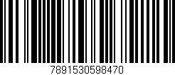 Código de barras (EAN, GTIN, SKU, ISBN): '7891530598470'