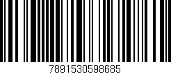 Código de barras (EAN, GTIN, SKU, ISBN): '7891530598685'