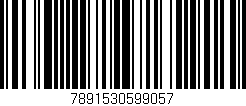 Código de barras (EAN, GTIN, SKU, ISBN): '7891530599057'