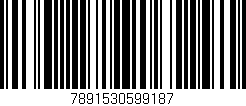 Código de barras (EAN, GTIN, SKU, ISBN): '7891530599187'