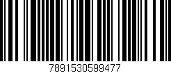 Código de barras (EAN, GTIN, SKU, ISBN): '7891530599477'