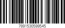 Código de barras (EAN, GTIN, SKU, ISBN): '7891530599545'