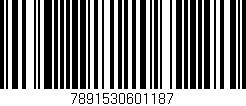 Código de barras (EAN, GTIN, SKU, ISBN): '7891530601187'