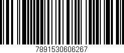 Código de barras (EAN, GTIN, SKU, ISBN): '7891530606267'