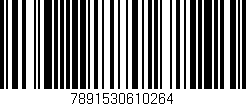 Código de barras (EAN, GTIN, SKU, ISBN): '7891530610264'