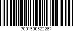 Código de barras (EAN, GTIN, SKU, ISBN): '7891530622267'