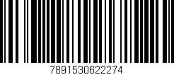 Código de barras (EAN, GTIN, SKU, ISBN): '7891530622274'