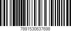 Código de barras (EAN, GTIN, SKU, ISBN): '7891530637698'