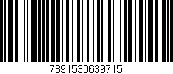 Código de barras (EAN, GTIN, SKU, ISBN): '7891530639715'