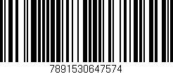 Código de barras (EAN, GTIN, SKU, ISBN): '7891530647574'