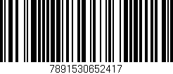 Código de barras (EAN, GTIN, SKU, ISBN): '7891530652417'