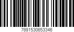 Código de barras (EAN, GTIN, SKU, ISBN): '7891530653346'