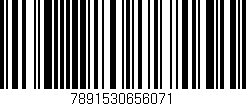 Código de barras (EAN, GTIN, SKU, ISBN): '7891530656071'