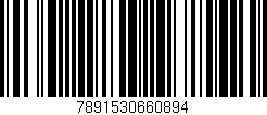 Código de barras (EAN, GTIN, SKU, ISBN): '7891530660894'