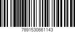 Código de barras (EAN, GTIN, SKU, ISBN): '7891530661143'