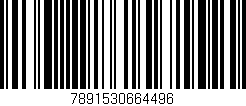 Código de barras (EAN, GTIN, SKU, ISBN): '7891530664496'