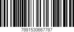 Código de barras (EAN, GTIN, SKU, ISBN): '7891530667787'