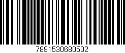 Código de barras (EAN, GTIN, SKU, ISBN): '7891530680502'