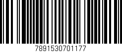 Código de barras (EAN, GTIN, SKU, ISBN): '7891530701177'