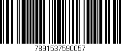 Código de barras (EAN, GTIN, SKU, ISBN): '7891537590057'