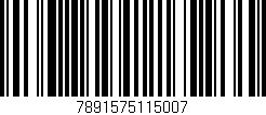 Código de barras (EAN, GTIN, SKU, ISBN): '7891575115007'