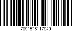 Código de barras (EAN, GTIN, SKU, ISBN): '7891575117940'