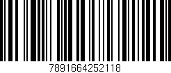 Código de barras (EAN, GTIN, SKU, ISBN): '7891664252118'