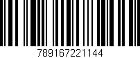 Código de barras (EAN, GTIN, SKU, ISBN): '789167221144'