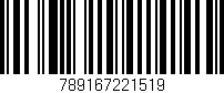 Código de barras (EAN, GTIN, SKU, ISBN): '789167221519'