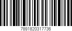 Código de barras (EAN, GTIN, SKU, ISBN): '7891820317736'