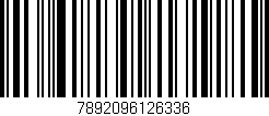 Código de barras (EAN, GTIN, SKU, ISBN): '7892096126336'