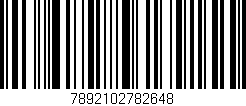 Código de barras (EAN, GTIN, SKU, ISBN): '7892102782648'