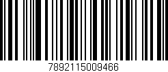 Código de barras (EAN, GTIN, SKU, ISBN): '7892115009466'