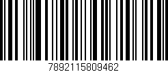 Código de barras (EAN, GTIN, SKU, ISBN): '7892115809462'