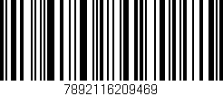 Código de barras (EAN, GTIN, SKU, ISBN): '7892116209469'