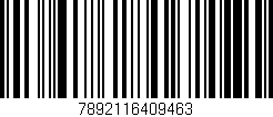 Código de barras (EAN, GTIN, SKU, ISBN): '7892116409463'