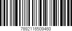 Código de barras (EAN, GTIN, SKU, ISBN): '7892116509460'