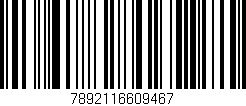 Código de barras (EAN, GTIN, SKU, ISBN): '7892116609467'