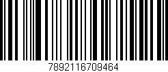 Código de barras (EAN, GTIN, SKU, ISBN): '7892116709464'