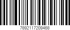 Código de barras (EAN, GTIN, SKU, ISBN): '7892117209468'